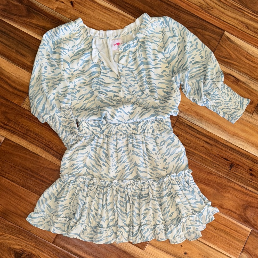 Buddy Love zebra print dress-fully lined, size small